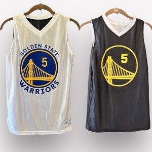 🚣‍♀️🐠NBA Golden State Warriors Jersey reversible youth large